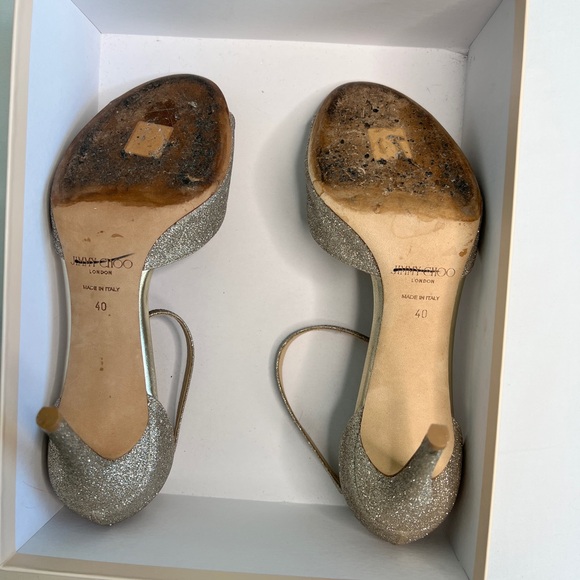 Jimmy Choo Champagne Heel Size 40 - Picture 6 of 6